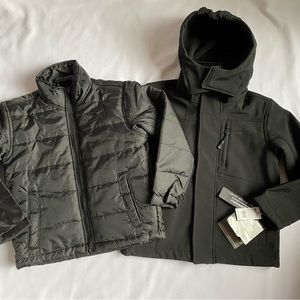 SNOZU performance 3 in 1 system jacket for boys black
